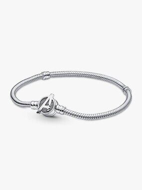 Pandora Moments Marvel The Avengers Logo Clasp Snake Chain Bracelet